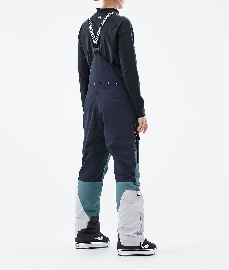 Montec Fawk W 21 Snowboardbukse Dame Marine/Atlantic/Light Grey, Image 3 of 6