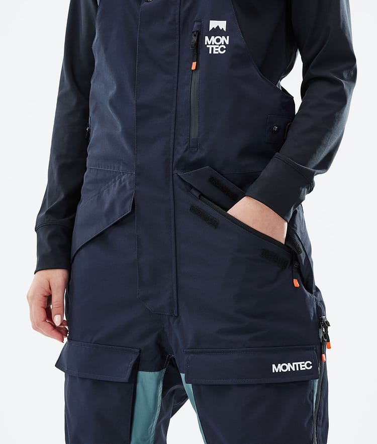 Montec Fawk W 21 Snowboardbukse Dame Marine/Atlantic/Light Grey, Image 4 of 6