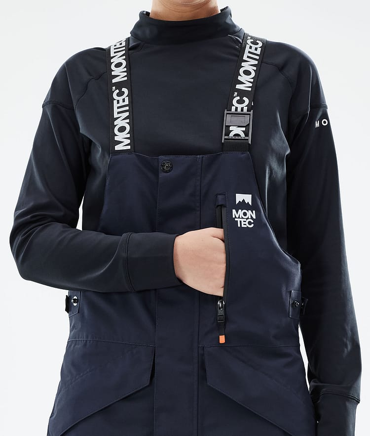 Montec Fawk W 21 Skibukse Dame Marine/Atlantic/Light Grey, Image 5 of 6