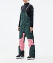 Montec Fawk W 21 Snowboardbukse Dame Dark Atlantic/Pink