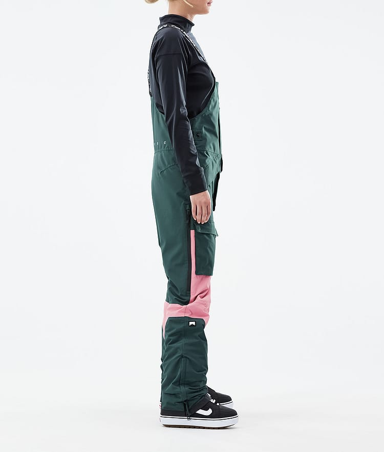 Montec Fawk W 21 Snowboardbukse Dame Dark Atlantic/Pink, Image 2 of 6