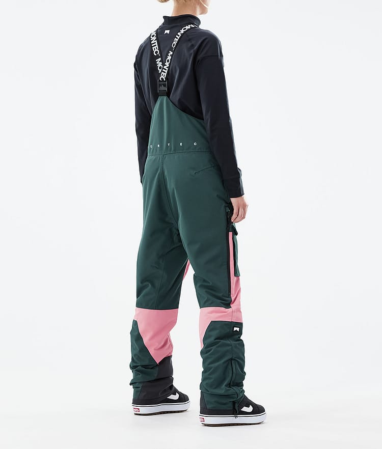Montec Fawk W 21 Snowboardbukse Dame Dark Atlantic/Pink, Image 3 of 6