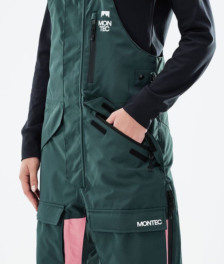 Montec Fawk W 21 Snowboardbukse Dame Dark Atlantic/Pink, Image 4 of 6