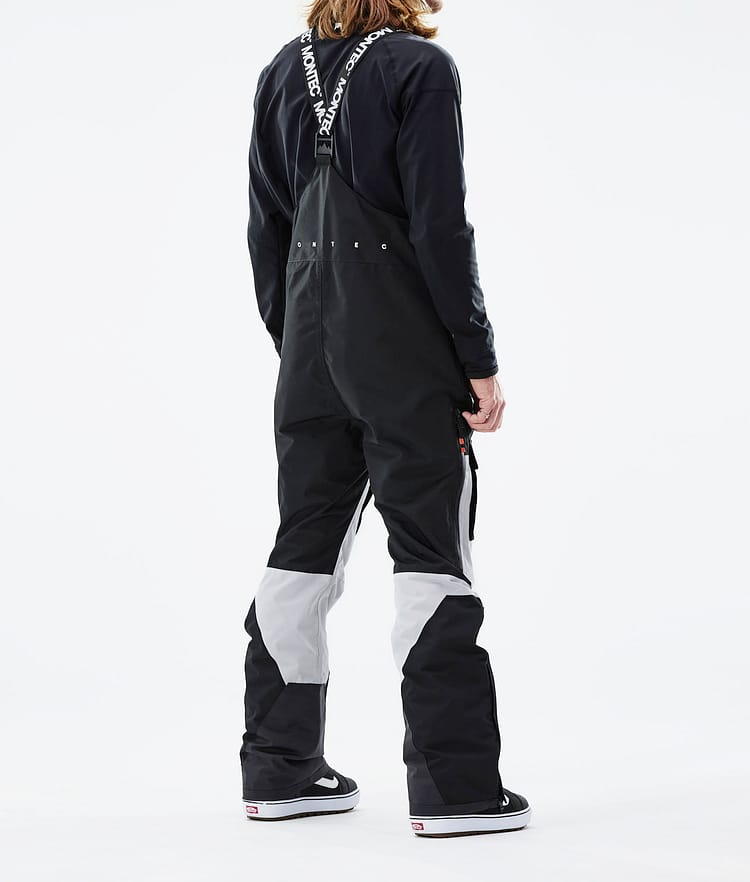 Montec Fawk 21 Snowboardbukse Herre Black/Light Grey/Black, Image 3 of 6