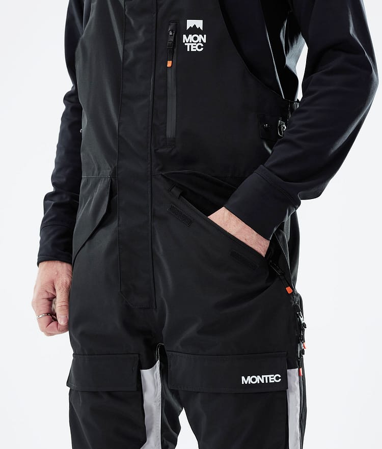 Montec Fawk 21 Snowboardbukse Herre Black/Light Grey/Black, Image 4 of 6