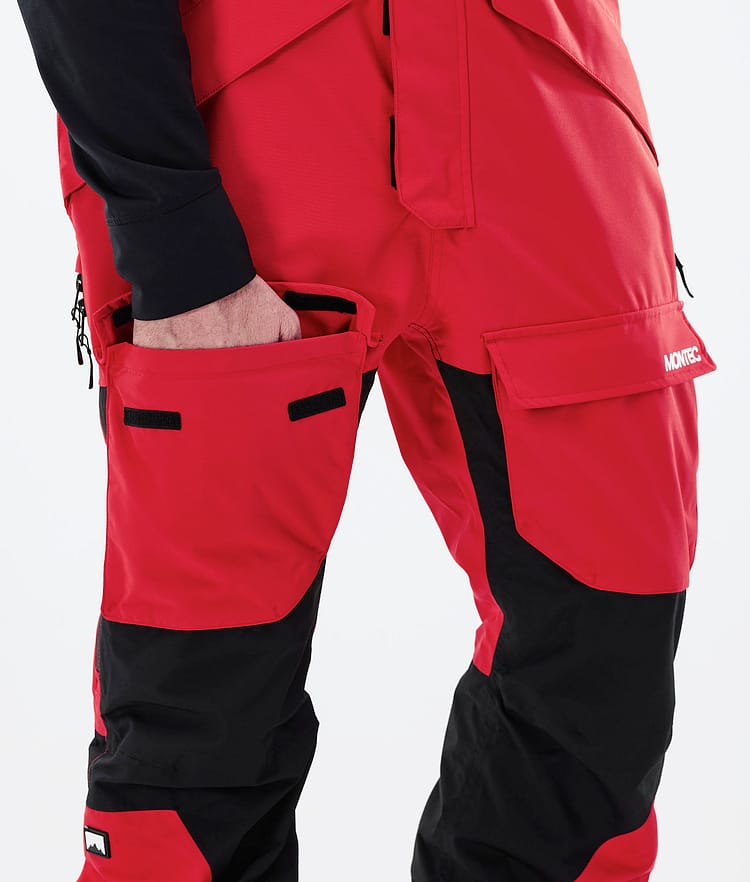 Montec Fawk 21 Snowboardbukse Herre Red/Black, Image 6 of 6