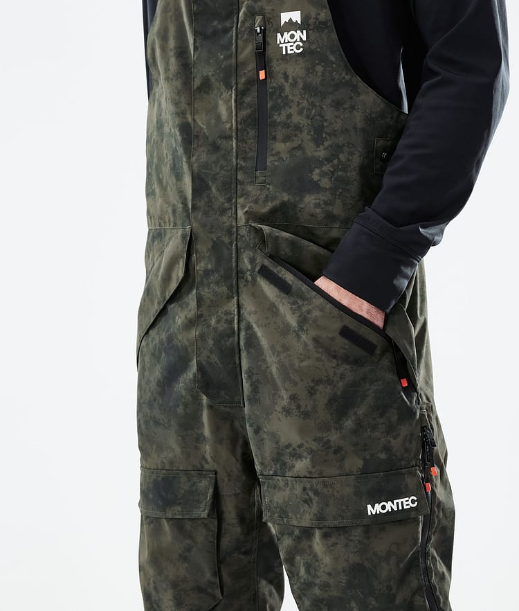 Montec Fawk 21 Snowboardbukse Herre Olive Green Tiedye, Image 4 of 6