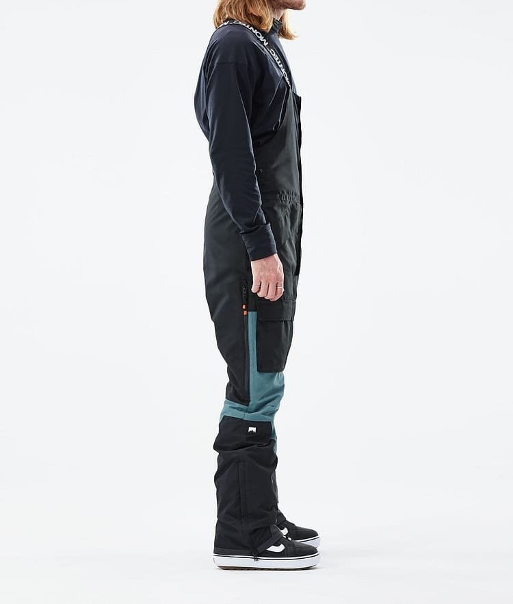 Montec Fawk 21 Snowboardbukse Herre Black/Atlantic, Image 2 of 6
