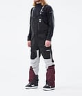 Montec Fawk 2021 Snowboardbukse Herre Black/Light Grey/Burgundy, Bilde 1 av 6