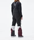 Montec Fawk 2021 Snowboardbukse Herre Black/Light Grey/Burgundy, Bilde 3 av 6