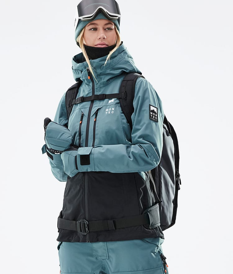 Montec Moss W 21 Snowboardjakke Dame Atlantic/Black, Image 2 of 12