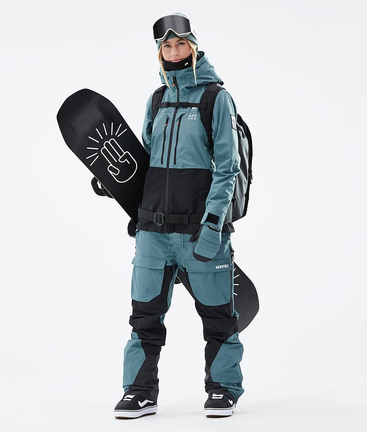 Montec Moss W 21 Snowboardjakke Dame Atlantic/Black, Image 5 of 12
