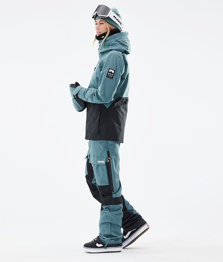 Montec Moss W 21 Snowboardjakke Dame Atlantic/Black, Image 6 of 12