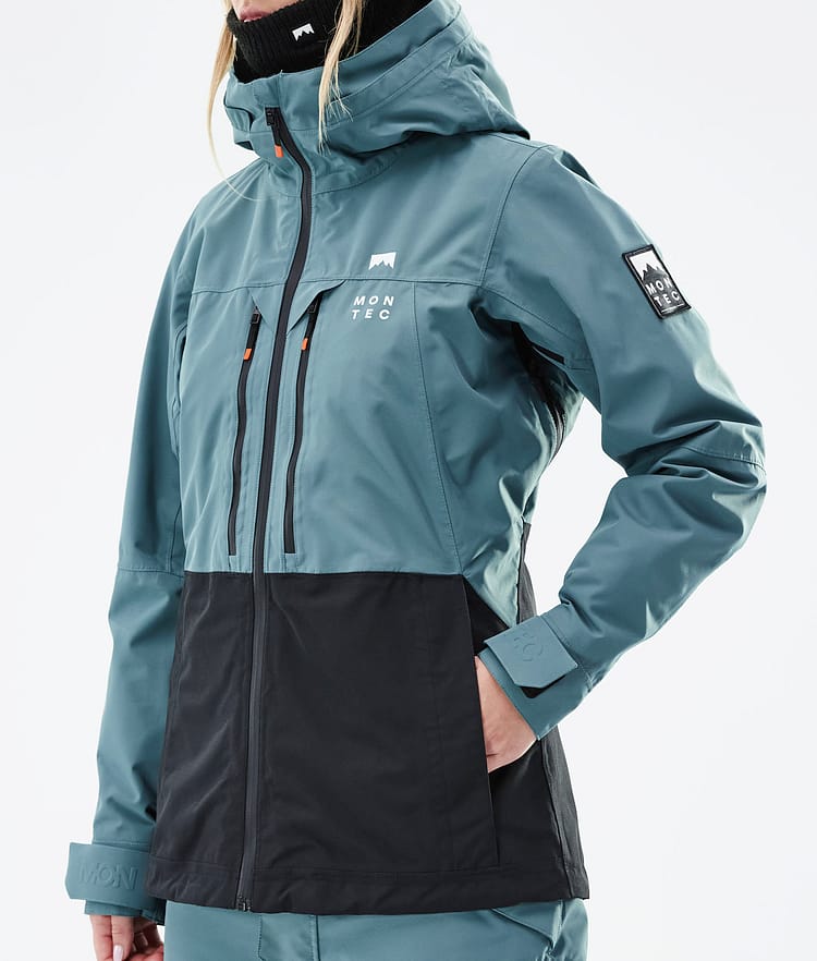 Montec Moss W 21 Snowboardjakke Dame Atlantic/Black, Image 10 of 12