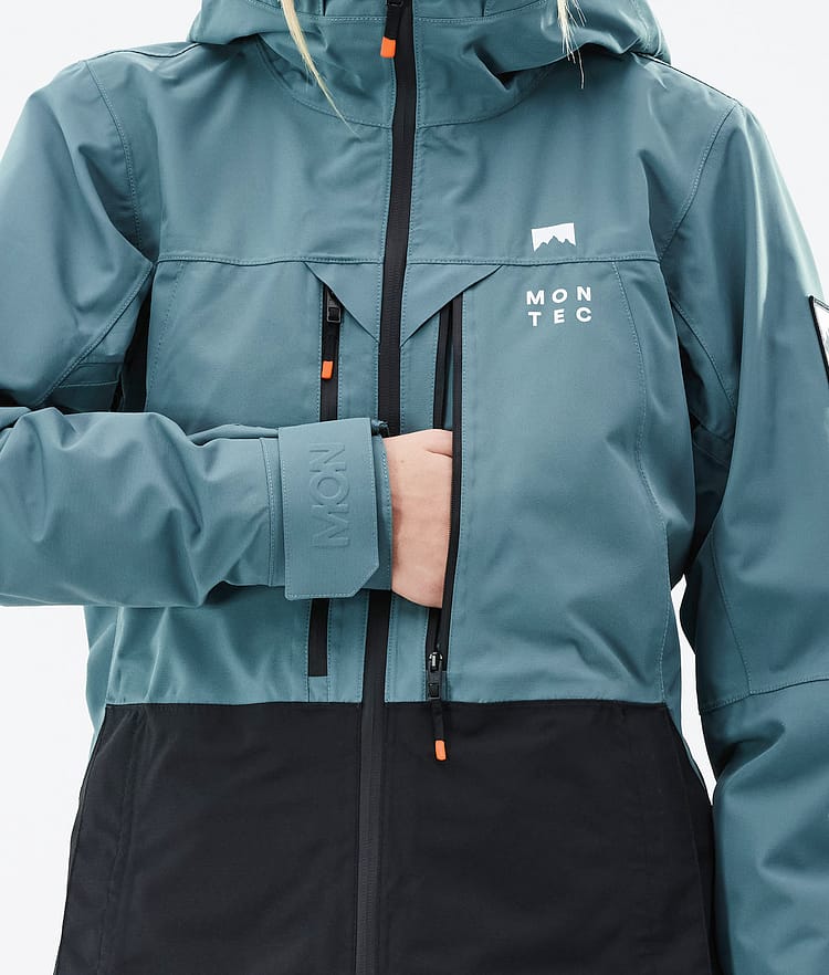Montec Moss W 21 Snowboardjakke Dame Atlantic/Black, Image 11 of 12