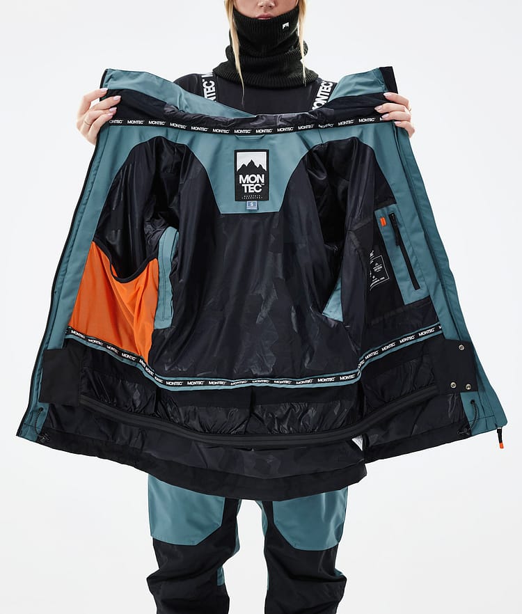 Montec Moss W 21 Snowboardjakke Dame Atlantic/Black, Image 12 of 12