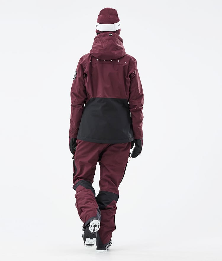 Montec Moss W 21 Skijakke Dame Burgundy/Black, Image 8 of 13