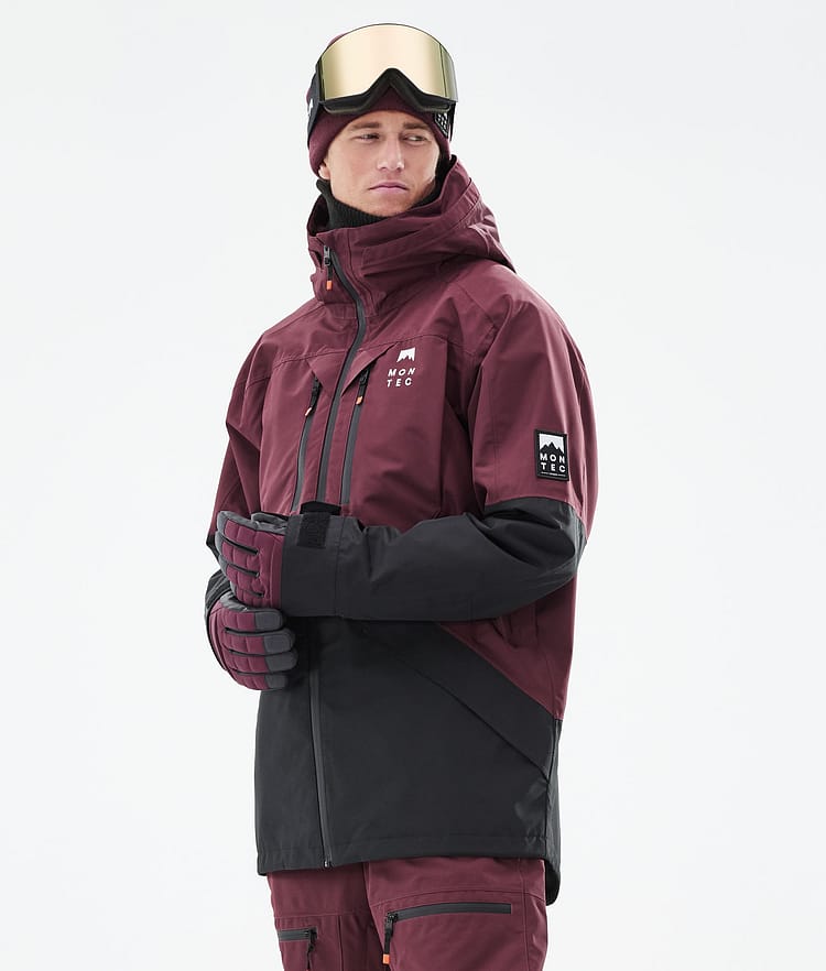 Montec Moss 21 Skijakke Herre Burgundy/Black, Image 2 of 13