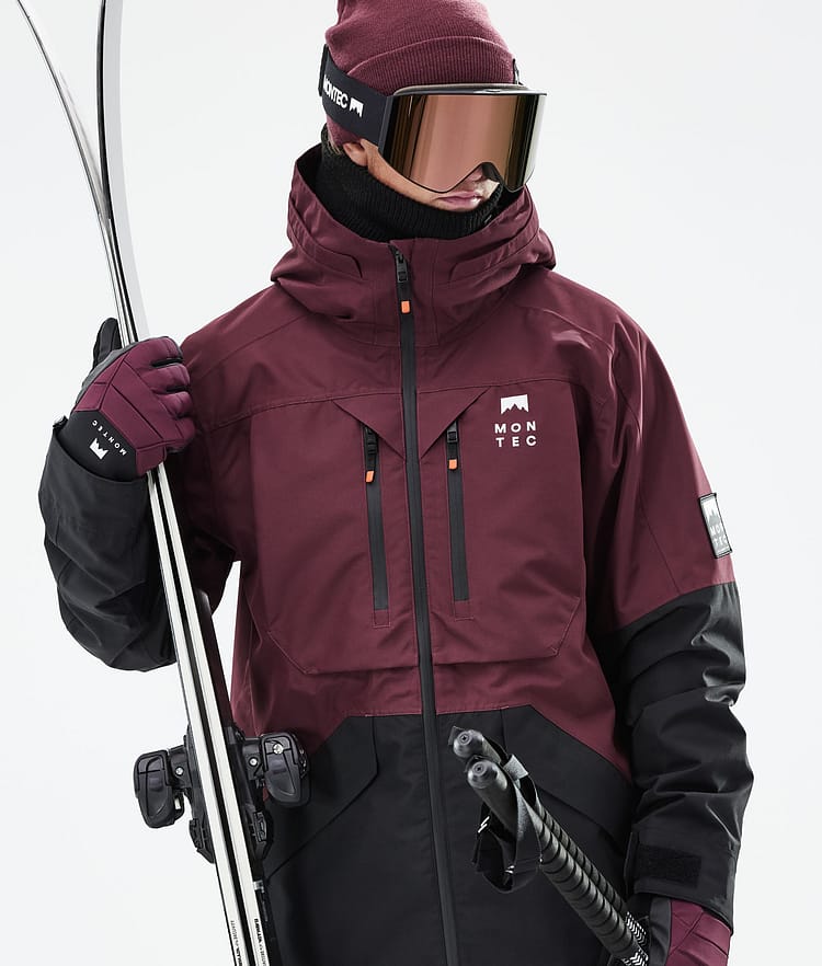 Montec Moss 21 Skijakke Herre Burgundy/Black, Image 3 of 13
