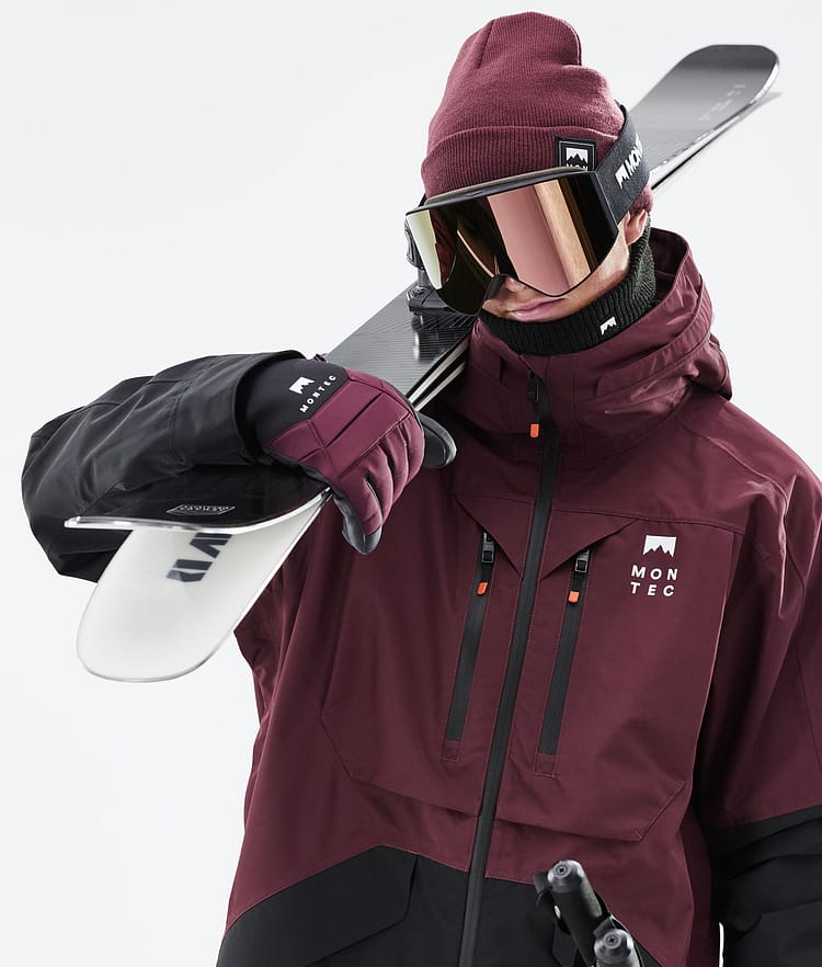 Montec Moss 21 Skijakke Herre Burgundy/Black, Image 4 of 13