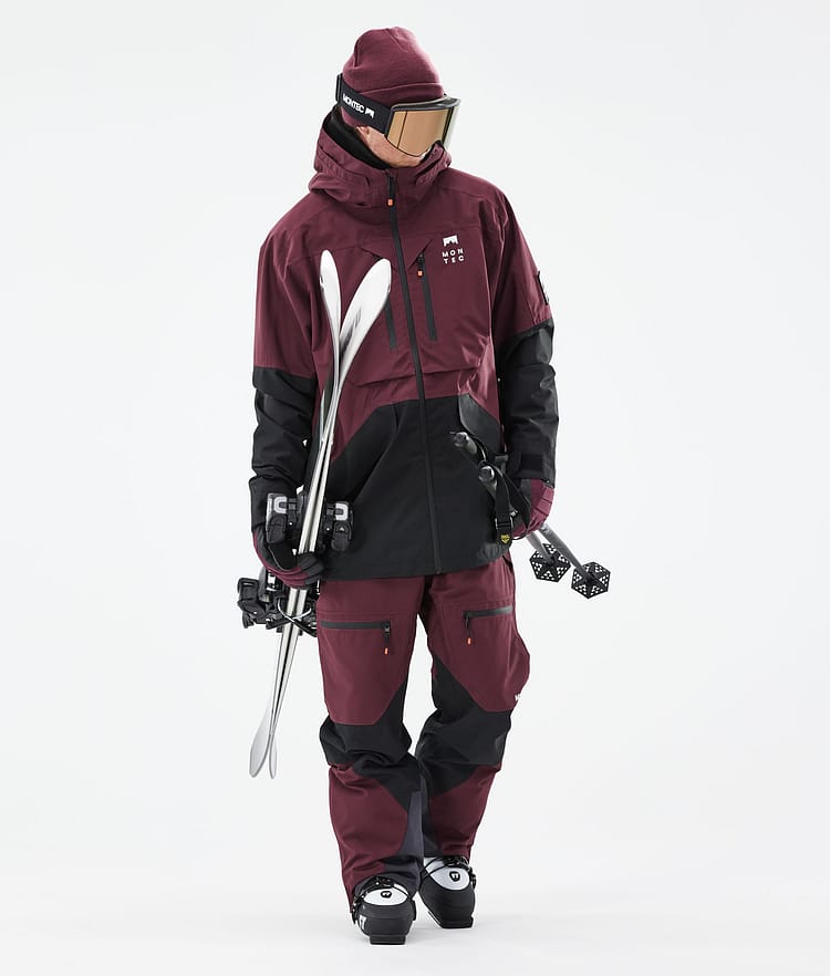 Montec Moss 21 Skijakke Herre Burgundy/Black, Image 6 of 13