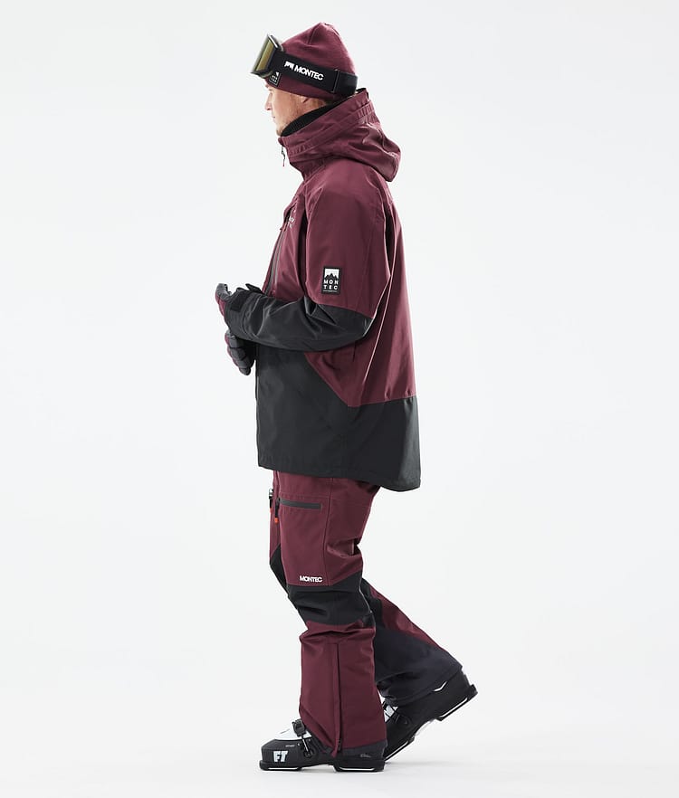 Montec Moss 21 Skijakke Herre Burgundy/Black, Image 7 of 13