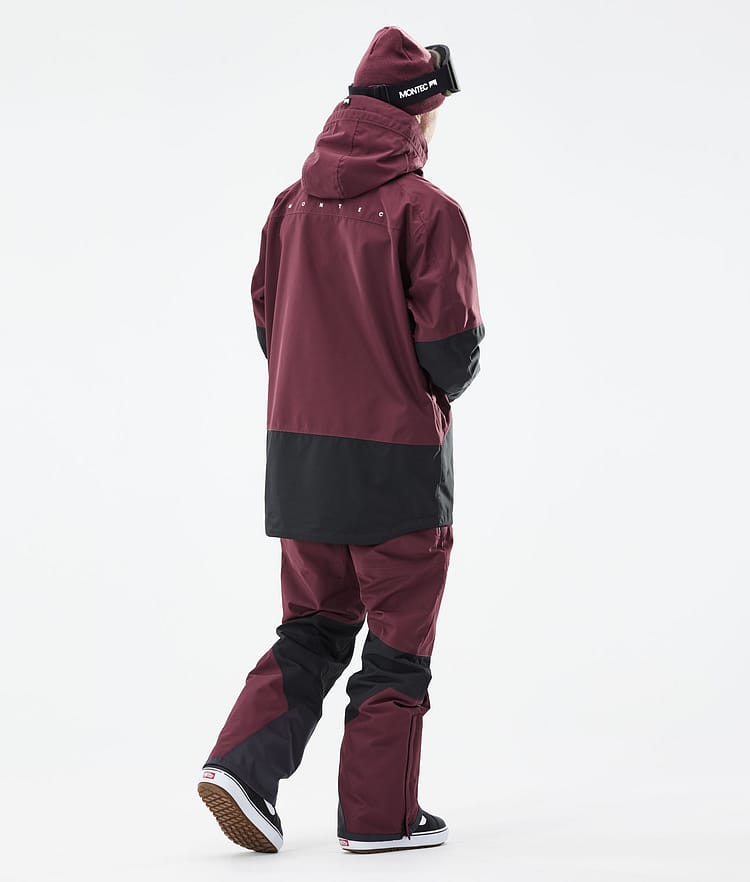 Montec Moss 21 Snowboardjakke Herre Burgundy/Black, Image 8 of 13
