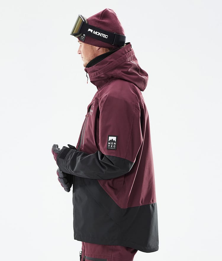 Montec Moss 21 Snowboardjakke Herre Burgundy/Black, Image 9 of 13