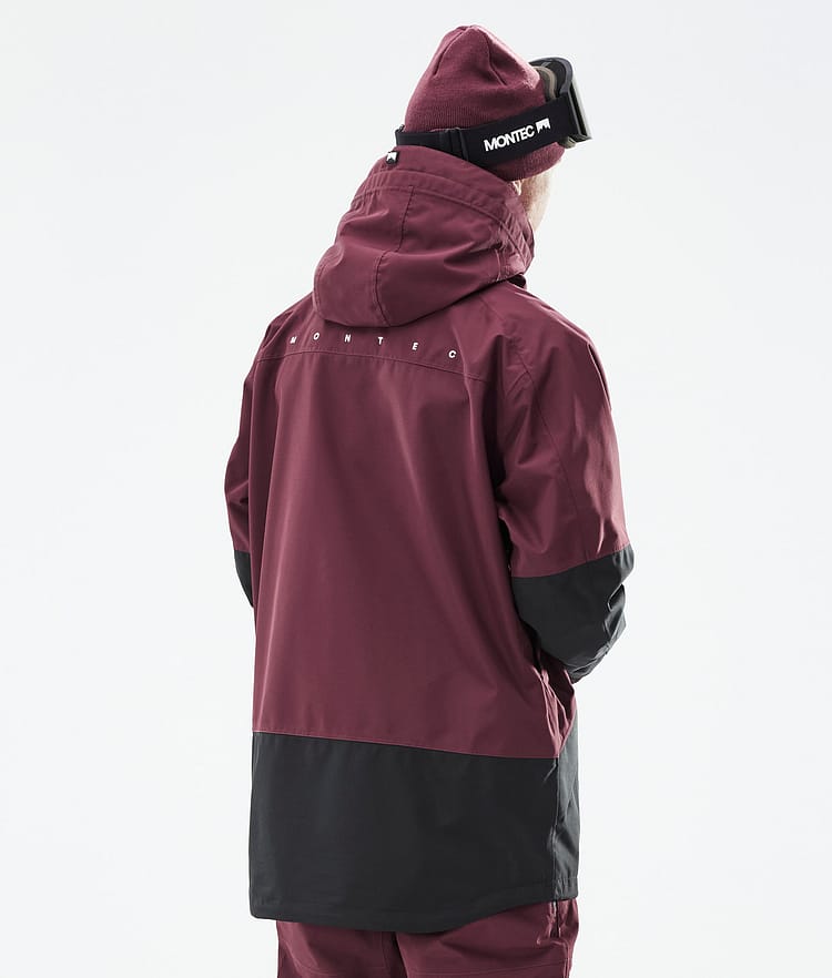 Montec Moss 21 Skijakke Herre Burgundy/Black, Image 10 of 13