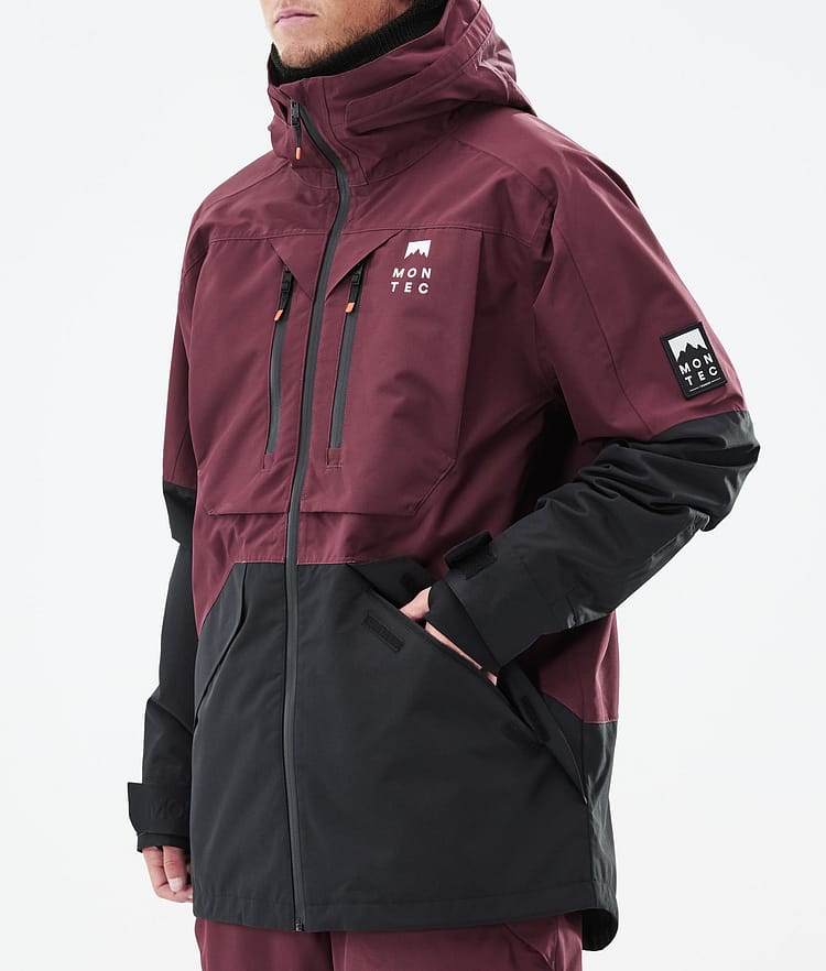 Montec Moss 21 Skijakke Herre Burgundy/Black, Image 11 of 13