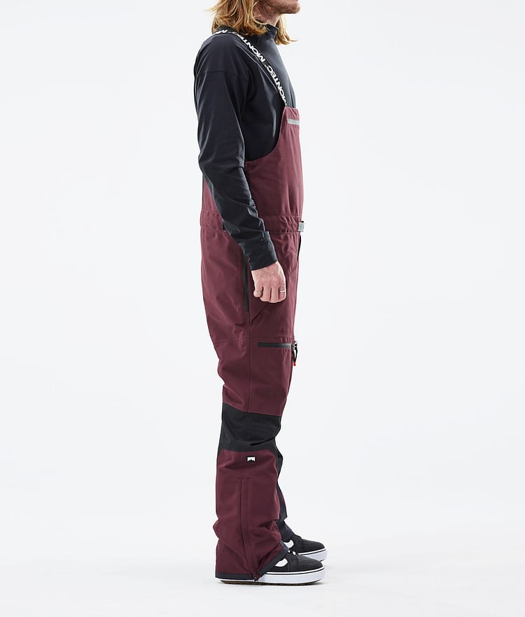Montec Moss 21 Snowboardbukse Herre Burgundy/Black, Image 2 of 6