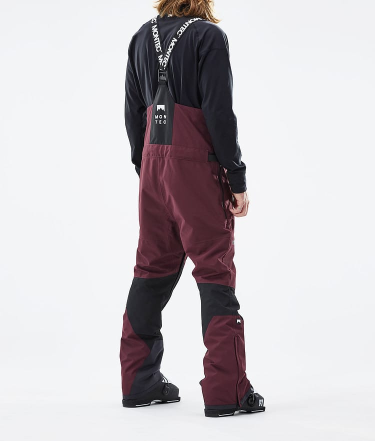 Montec Moss 21 Skibukse Herre Burgundy/Black, Image 3 of 6