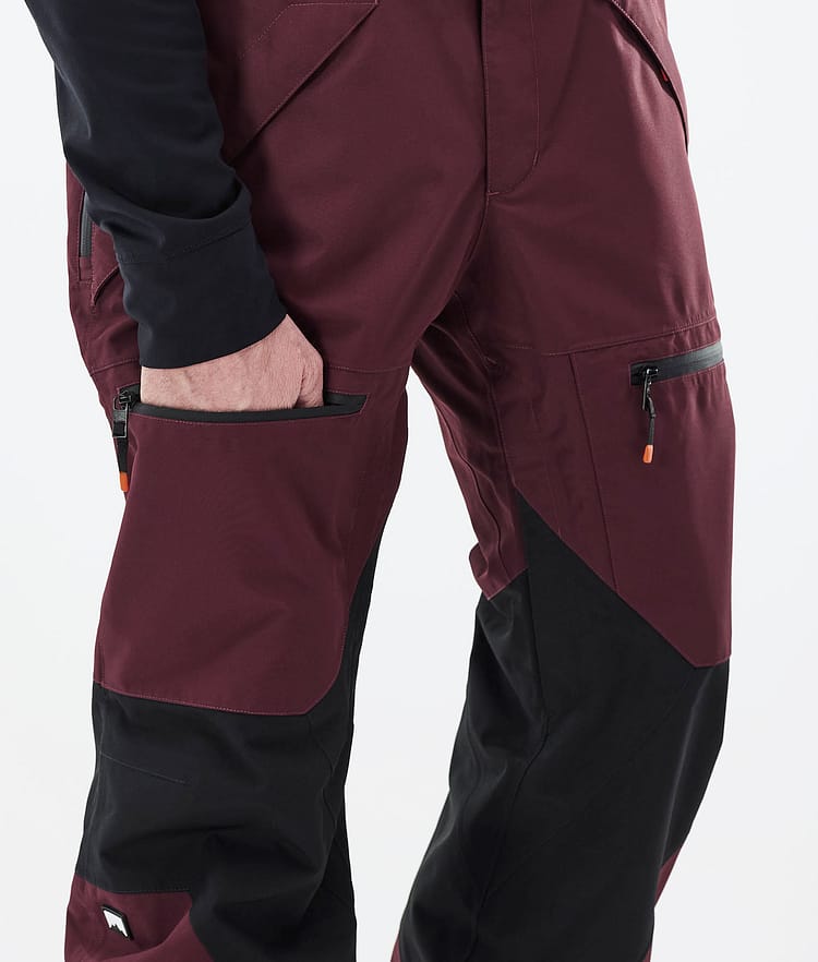 Montec Moss 21 Skibukse Herre Burgundy/Black, Image 6 of 6