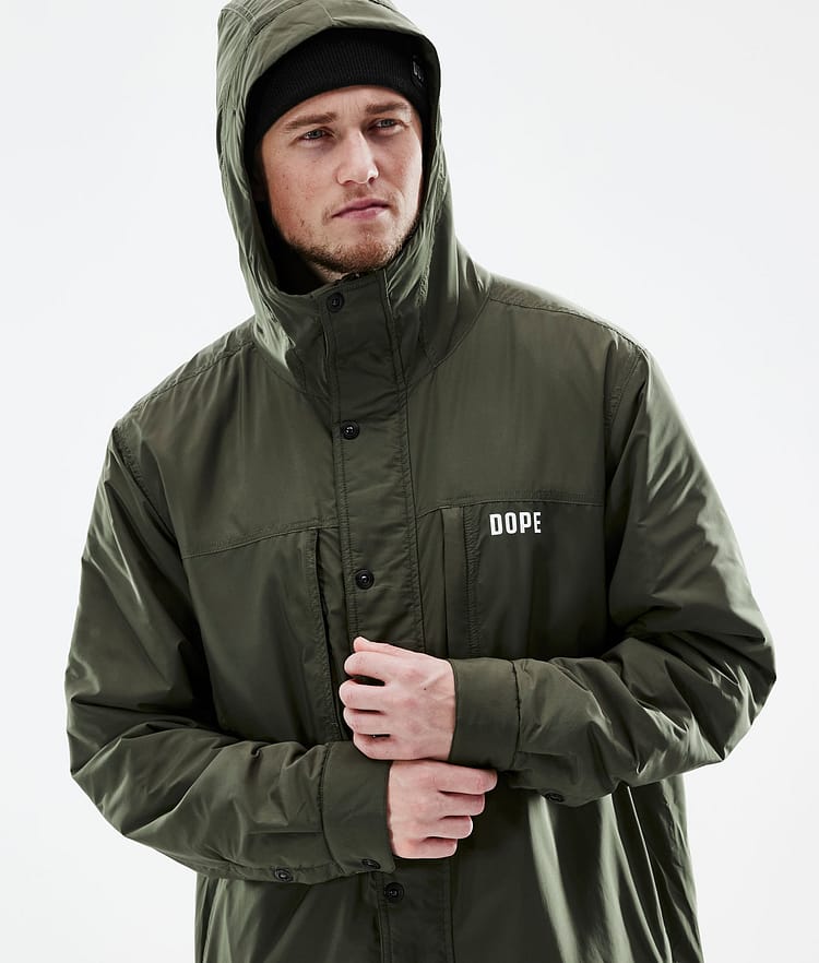 Dope Insulated Mellomlags jakke Outdoor Herre Olive Green, Image 3 of 12