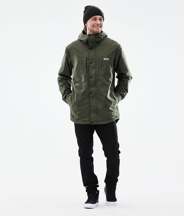 Dope Insulated Mellomlags jakke Outdoor Herre Olive Green, Image 4 of 12