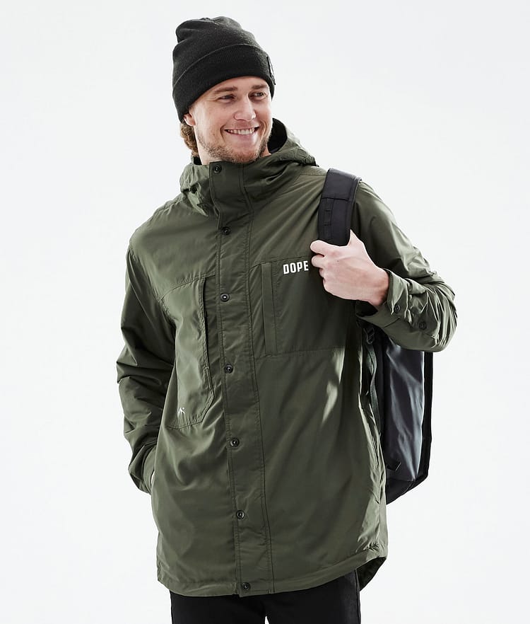 Dope Insulated Mellomlags jakke Outdoor Herre Olive Green, Image 6 of 12