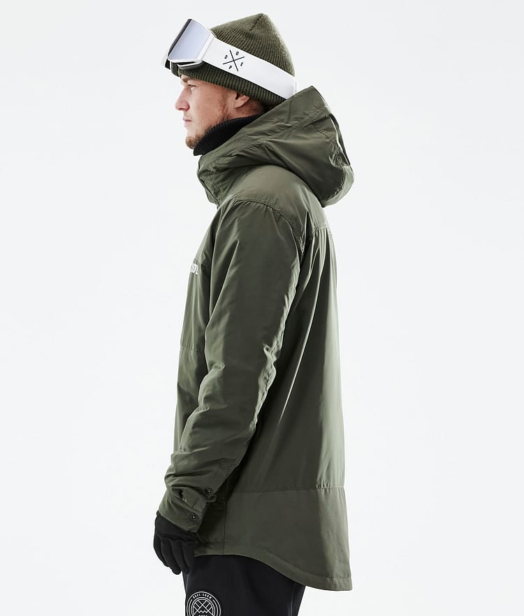 Dope Insulated Mellomlags jakke Ski Herre Olive Green, Image 7 of 12