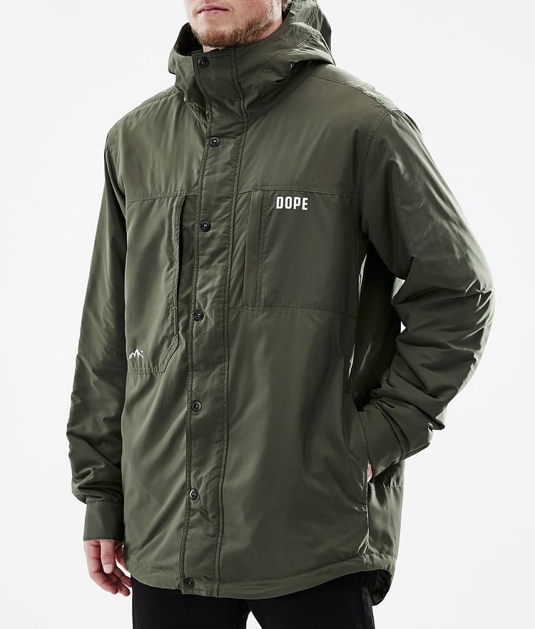Dope Insulated Mellomlags jakke Outdoor Herre Olive Green, Image 9 of 12