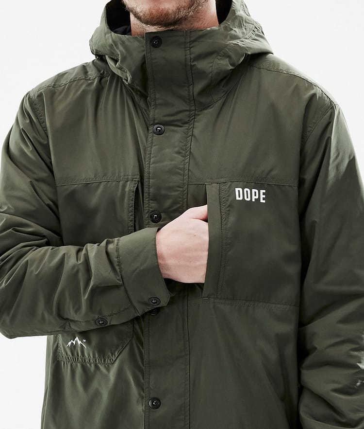 Dope Insulated Mellomlags jakke Outdoor Herre Olive Green, Image 10 of 12