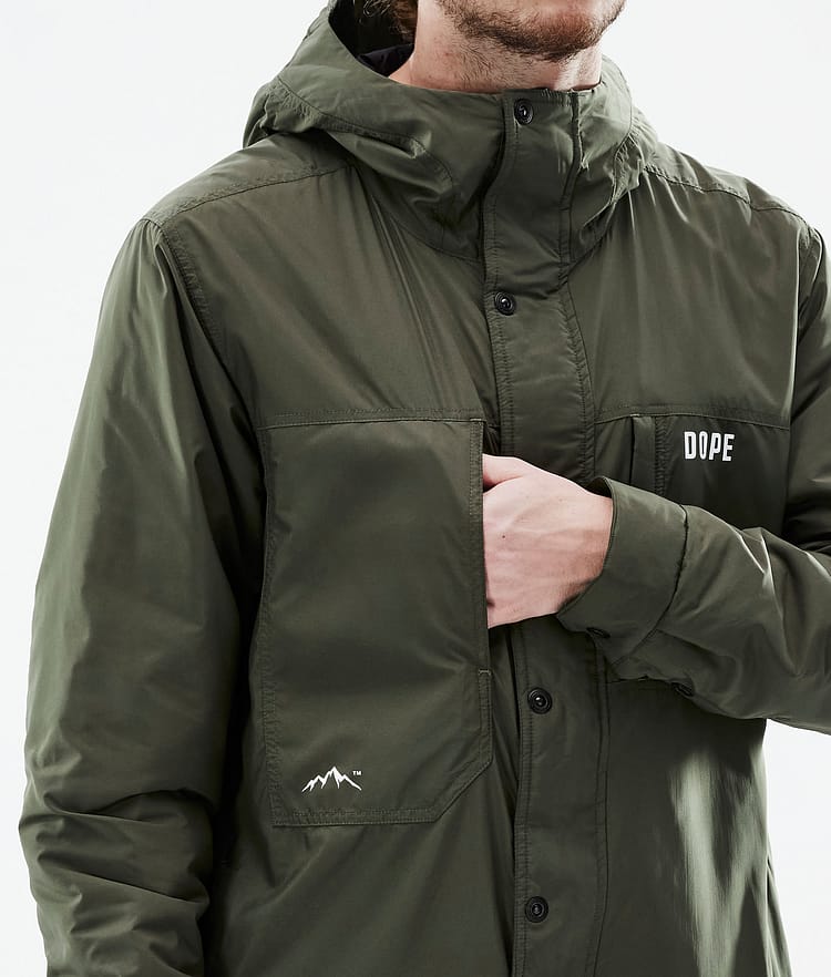 Dope Insulated Mellomlags jakke Outdoor Herre Olive Green, Image 11 of 12