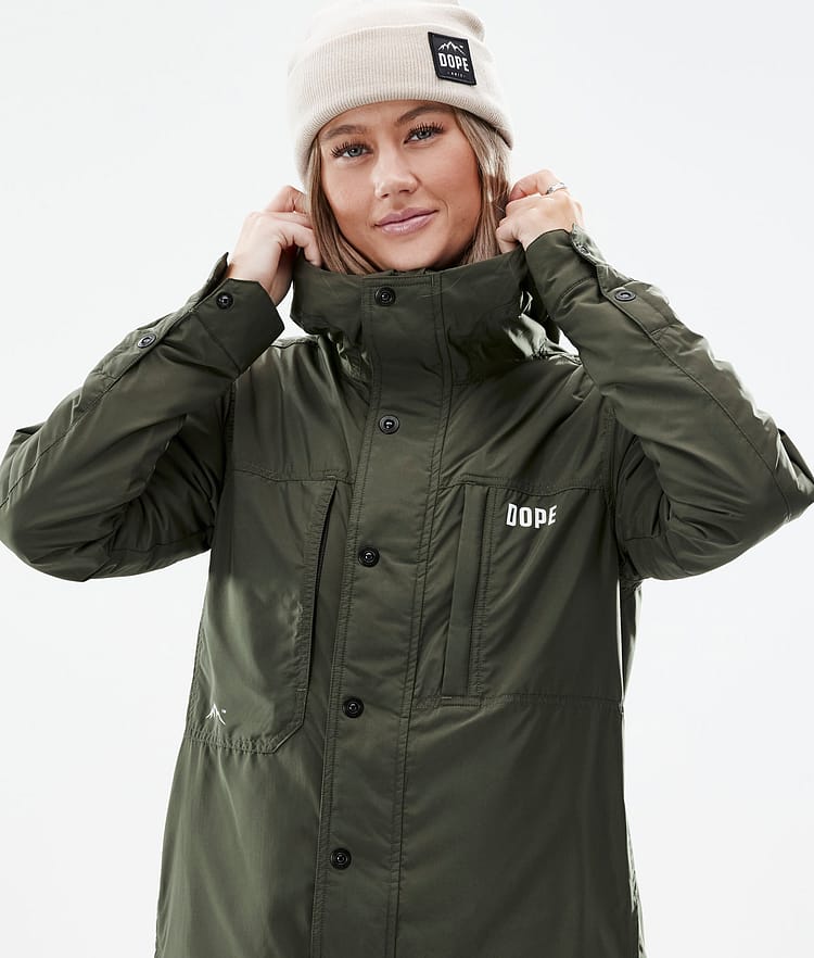 Dope Insulated W Mellomlags jakke Outdoor Dame Olive Green, Image 2 of 10