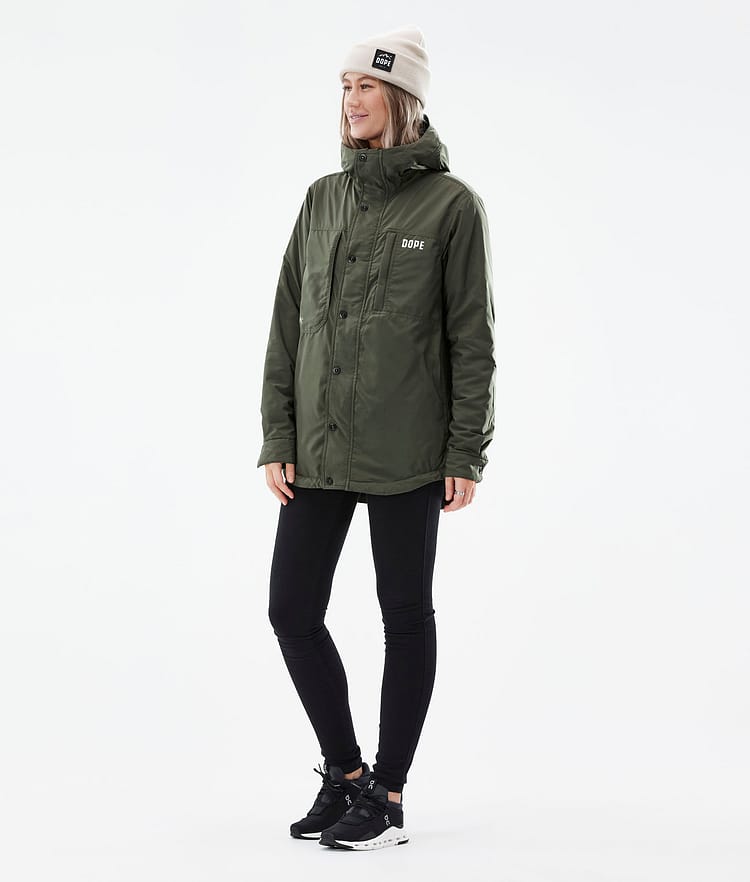 Dope Insulated W Mellomlags jakke Outdoor Dame Olive Green, Image 3 of 10