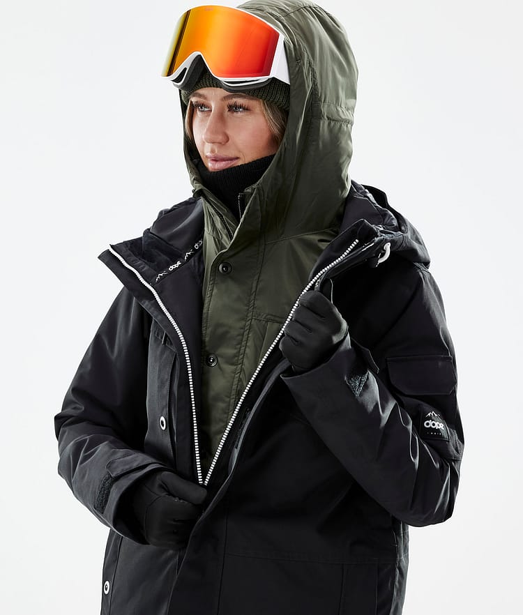 Dope Insulated W Mellomlags jakke Ski Dame Olive Green, Image 4 of 12