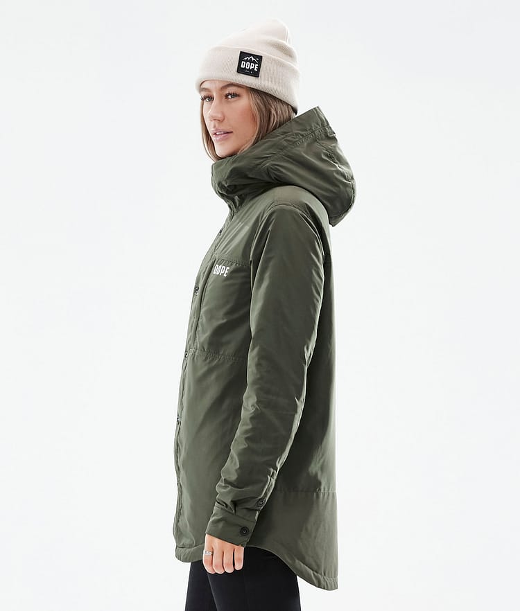 Dope Insulated W Mellomlags jakke Outdoor Dame Olive Green, Image 5 of 10