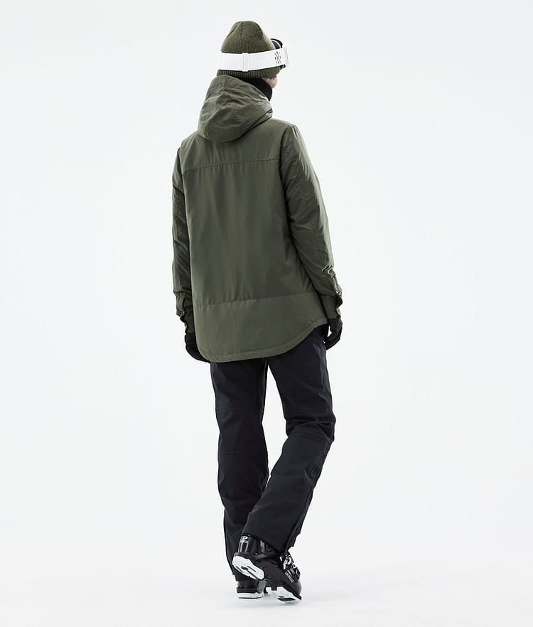 Dope Insulated W Mellomlags jakke Ski Dame Olive Green, Image 6 of 12