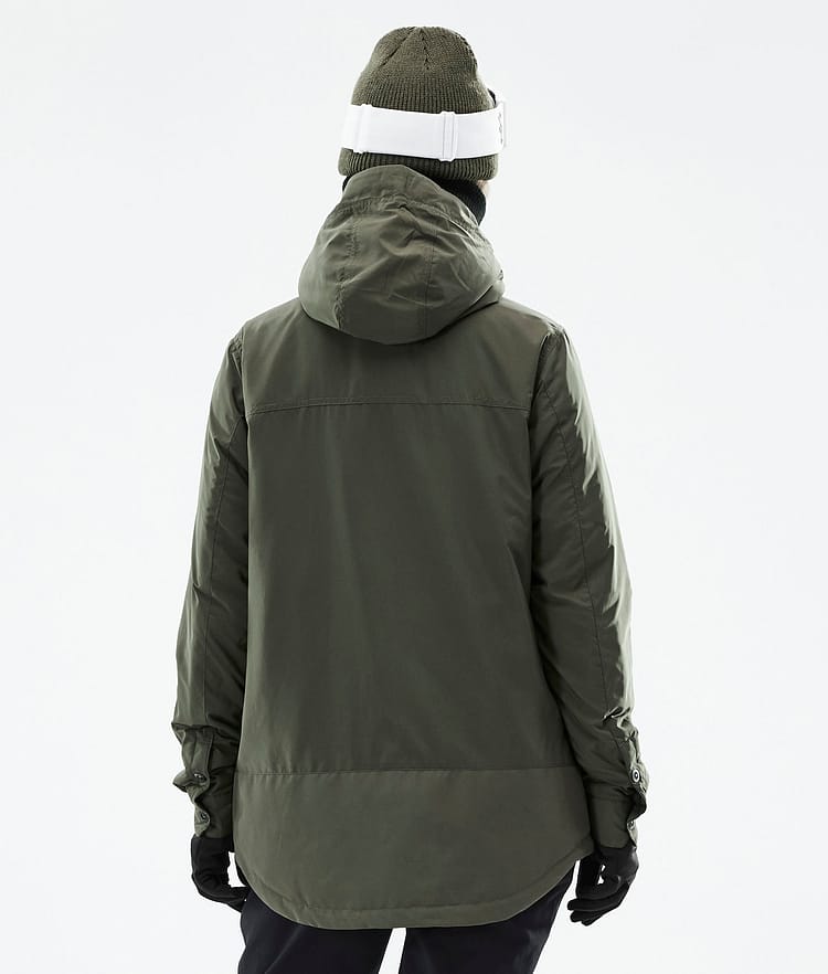 Dope Insulated W Mellomlags jakke Dame Olive Green, Image 8 of 12