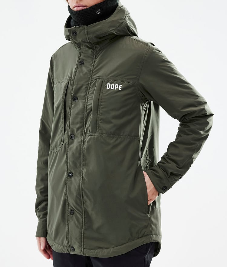 Dope Insulated W Mellomlags jakke Ski Dame Olive Green, Image 9 of 12