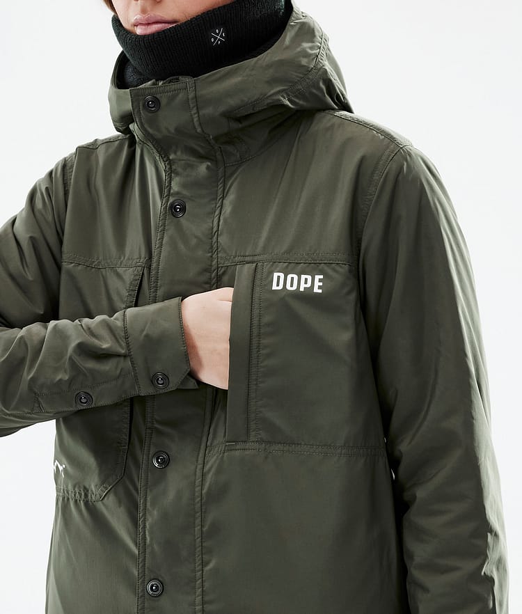 Dope Insulated W Mellomlags jakke Ski Dame Olive Green, Image 10 of 12
