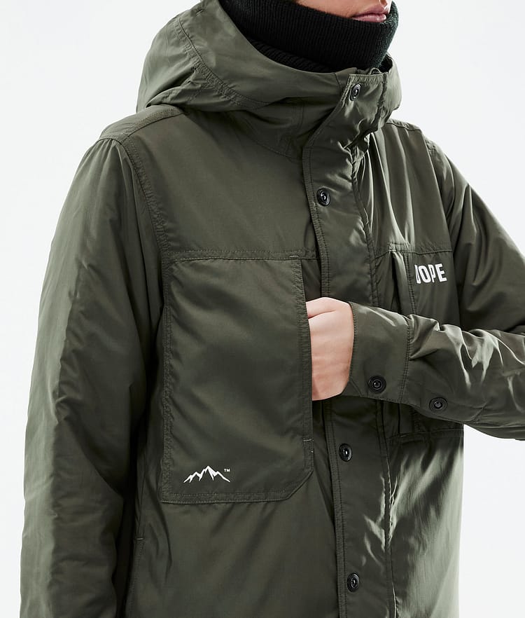 Dope Insulated W Mellomlags jakke Dame Olive Green, Image 11 of 12