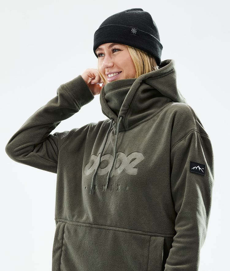 Dope Cozy II W 21 Fleecegenser Dame Olive Green, Image 2 of 6